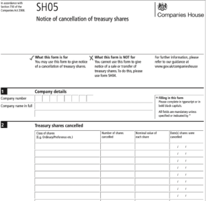 SH05 Form